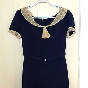 Stop Staring Raileen Pin-up dress Navy blue XL